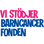 Vi stödjer barncancerfonden